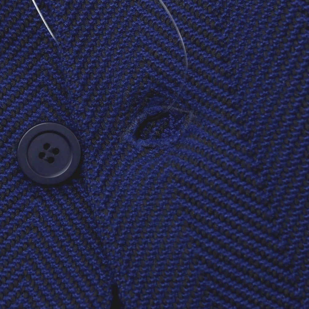 【中古】オム プリッセ イッセイミヤケ HOMME PLISSE ISSEY MIYAKE 2026年春夏 ポリエステル系 ヘリンボーン 1B ニットジャケット ロイヤルブルー【サイズ表記なし（L位）】【メンズ】 中古】オム プリッセ イッセイミヤケ HOMME PLISSE ISSEY MIYAKE 2026