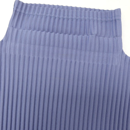 【中古】オム プリッセ イッセイミヤケ HOMME PLISSE ISSEY MIYAKE 2026年春夏 ポリエステル系 プリーツ ハイネック ノースリーブトップ ブルーバイオレット【 表記なし(L位) 】【 状態ランクA 】【 メンズ 】[APD]