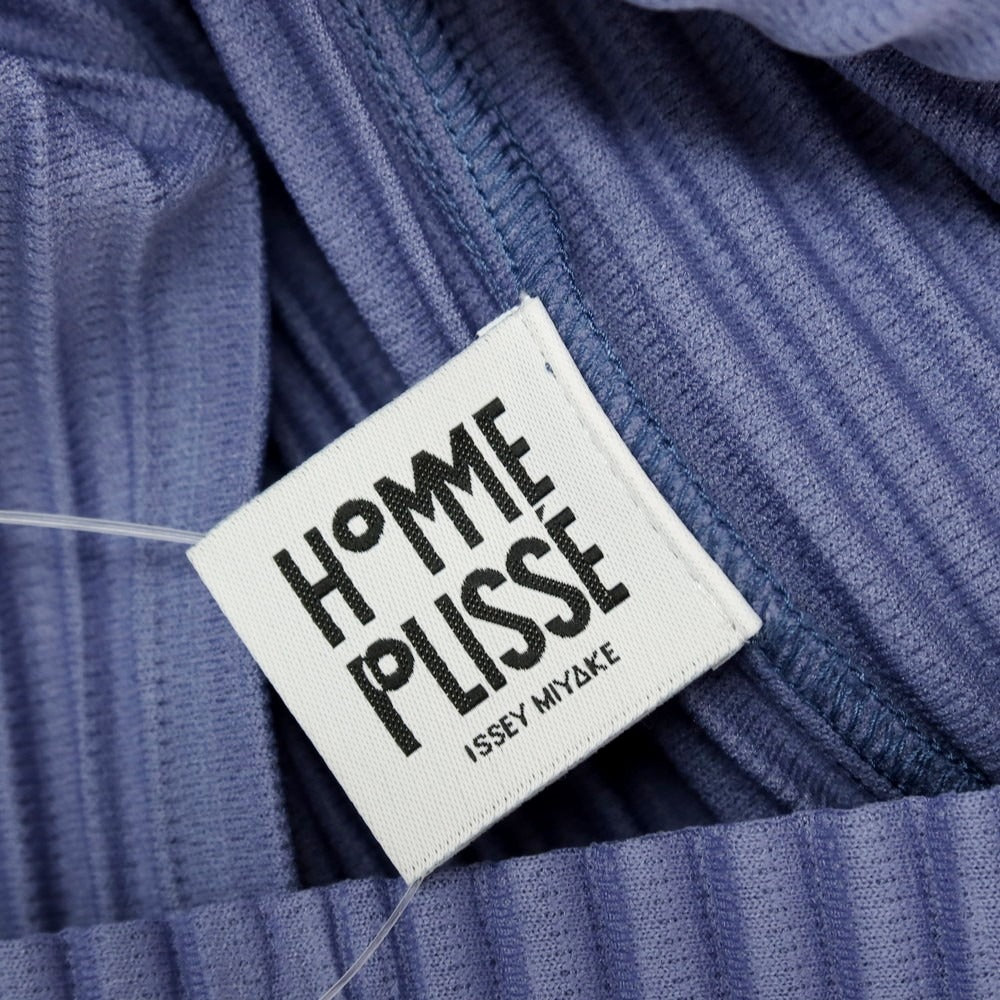 【中古】オム プリッセ イッセイミヤケ HOMME PLISSE ISSEY MIYAKE 2026年春夏 ポリエステル系 プリーツ ハイネック ノースリーブトップ ブルーバイオレット【 表記なし(L位) 】【 状態ランクA 】【 メンズ 】[APD]