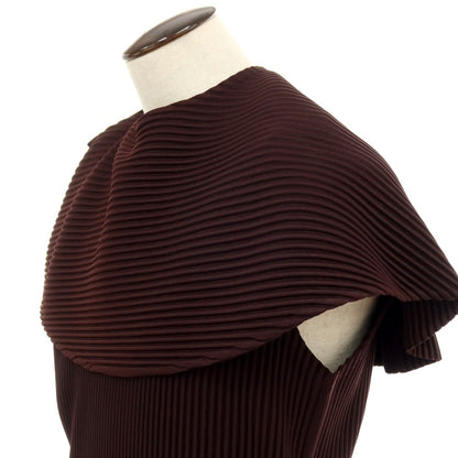 【中古】オム プリッセ イッセイミヤケ HOMME PLISSE ISSEY MIYAKE 2026年春夏 ポリエステル系 プリーツ ノースリーブトップ ブラウン【 表記なし(L位) 】【 状態ランクA 】【 メンズ 】[APD]