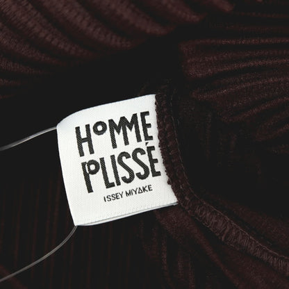 【中古】オム プリッセ イッセイミヤケ HOMME PLISSE ISSEY MIYAKE 2026年春夏 ポリエステル系 プリーツ ノースリーブトップ ブラウン【 表記なし(L位) 】【 状態ランクA 】【 メンズ 】[APD]