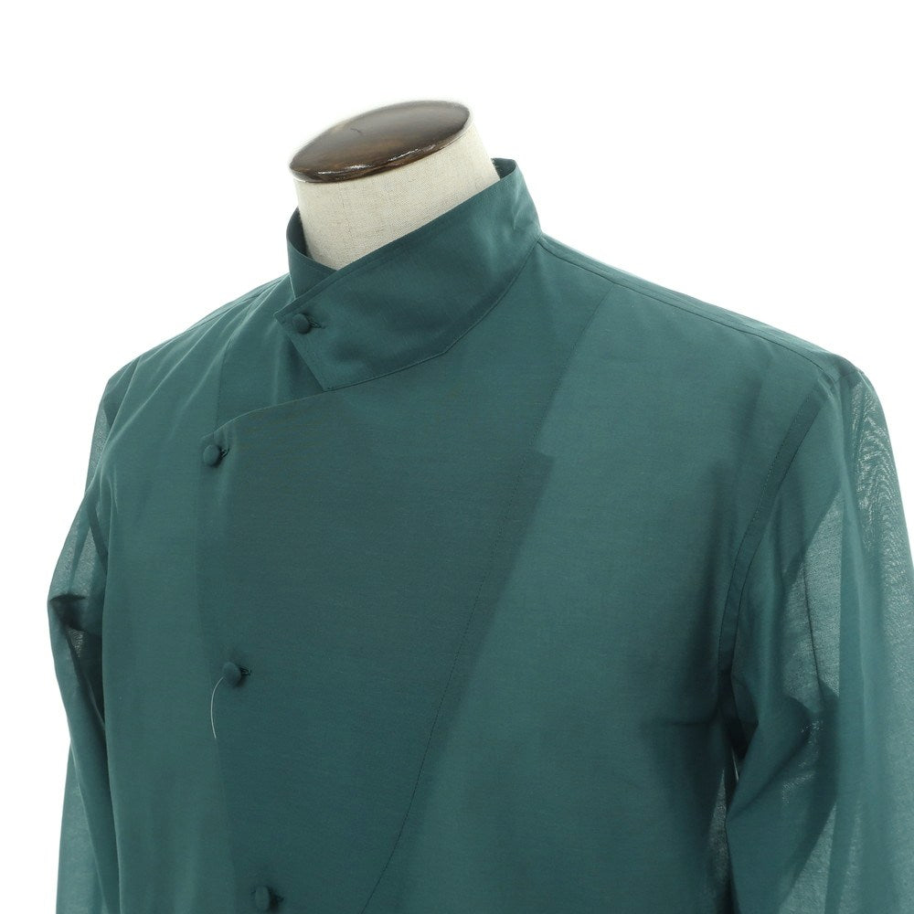 【中古】オム プリッセ イッセイミヤケ HOMME PLISSE ISSEY MIYAKE 2026年春夏 ポリエステル系 ハイネックシャツ グリーン【サイズ表記なし(L位)】【 状態ランクA 】【 メンズ 】