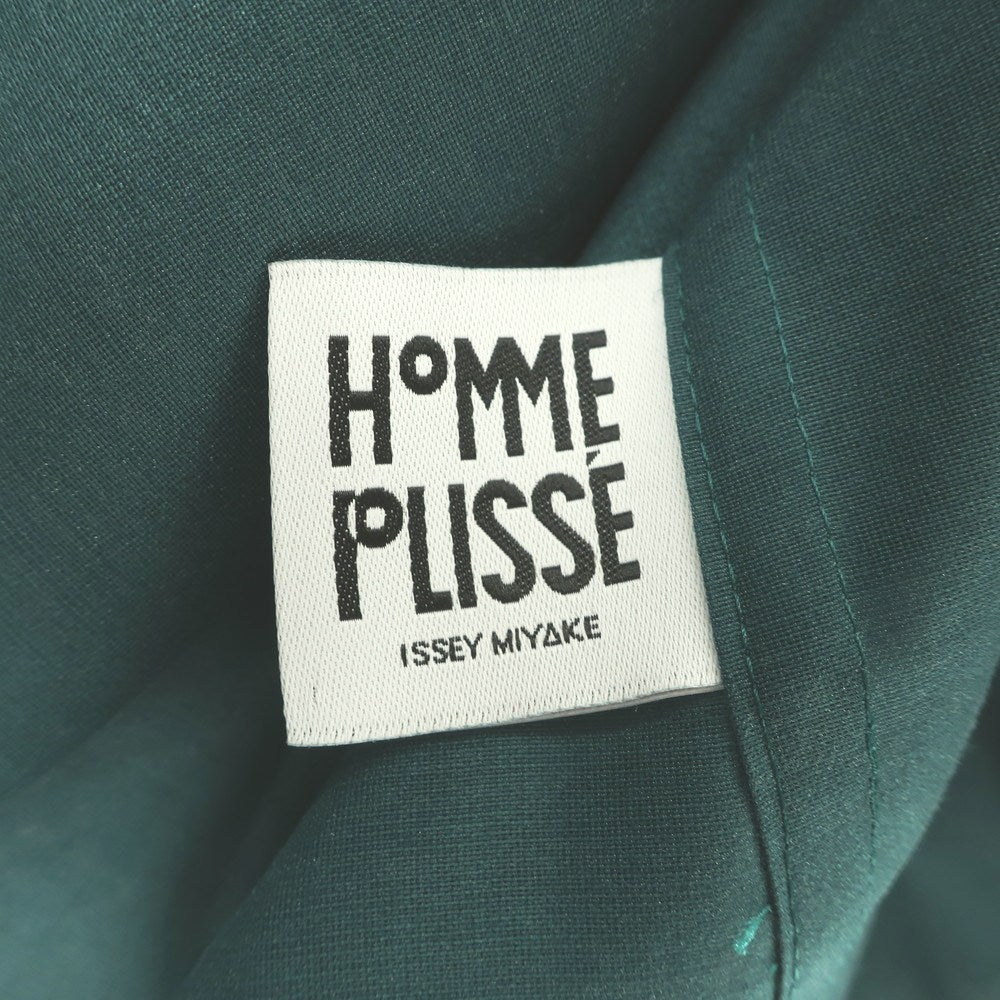 【中古】オム プリッセ イッセイミヤケ HOMME PLISSE ISSEY MIYAKE 2026年春夏 ポリエステル系 ハイネックシャツ グリーン【サイズ表記なし(L位)】【 状態ランクA 】【 メンズ 】