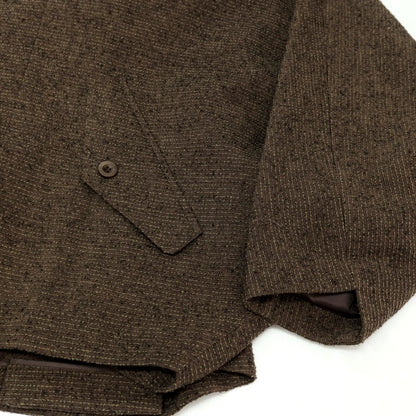 【中古】アイム メン IM MEN 2026年春夏 リネン系 スタンドカラーブルゾン ブラウン【サイズ表記なし(L位)】【 状態ランクA 】【 メンズ 】