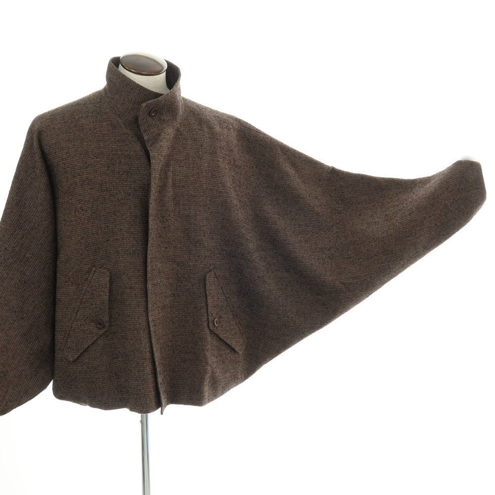 【中古】アイム メン IM MEN 2026年春夏 リネン系 スタンドカラーブルゾン ブラウン【サイズ表記なし(L位)】【 状態ランクA 】【 メンズ 】