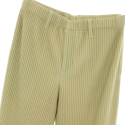 【中古】オム プリッセ イッセイミヤケ HOMME PLISSE ISSEY MIYAKE 2026年春夏 ポリエステル系 プリーツ イージーパンツ ライトグリーン【サイズ表記なし(L位)】【 状態ランクA 】【 メンズ 】