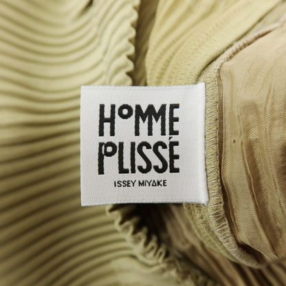 【中古】オム プリッセ イッセイミヤケ HOMME PLISSE ISSEY MIYAKE 2026年春夏 ポリエステル系 プリーツ イージーパンツ ライトグリーン【サイズ表記なし(L位)】【 状態ランクA 】【 メンズ 】
