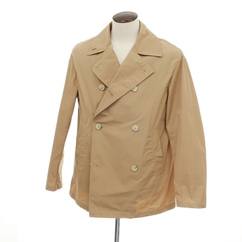 【中古】イーヴォ Hevo ポリエステルコットン ピーコート ベージュ【サイズ50】【 状態ランクB 】【 メンズ 】[CPD]