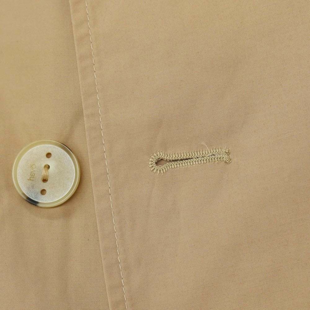 【中古】イーヴォ Hevo ポリエステルコットン ピーコート ベージュ【サイズ50】【 状態ランクB 】【 メンズ 】