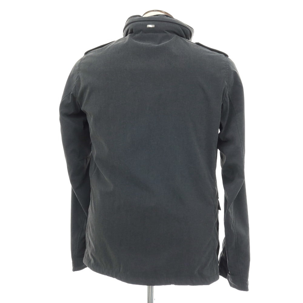 【中古】ヘルノ Herno ナイロン M-65 ミリタリージャケット グレー【サイズ50】【 状態ランクB 】【 メンズ 】