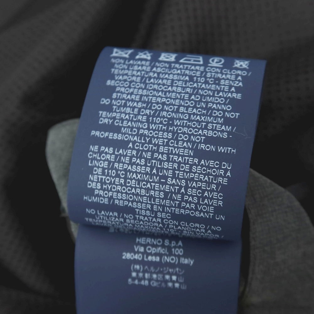 【中古】ヘルノ Herno ナイロン M-65 ミリタリージャケット グレー【サイズ50】【 状態ランクB 】【 メンズ 】