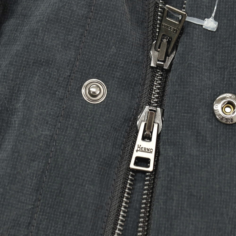 【中古】ヘルノ Herno ナイロン M-65 ミリタリージャケット グレー【サイズ50】【 状態ランクB 】【 メンズ 】