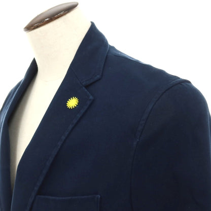 【中古】ジャンネット giannetto CORALLO ストレッチ コットン 2つボタンスーツ セットアップ ネイビー【サイズ50】【 状態ランクB 】【 メンズ 】