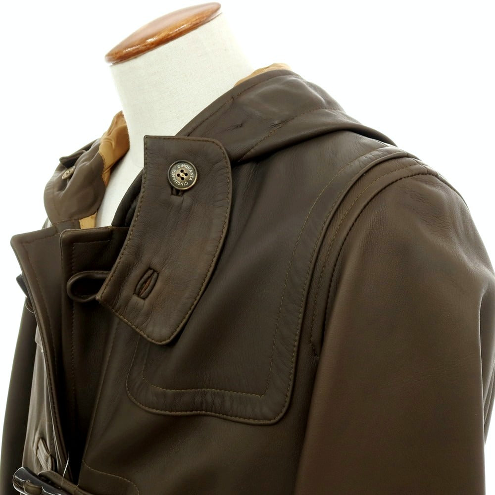 【中古】チンクアンタ Cinquanta ダッフルコート ダークオリーブ【サイズ46】【 状態ランクB 】【 メンズ 】