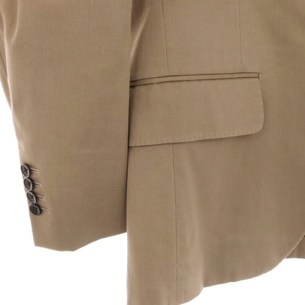 【中古】ベルベスト Belvest ストレッチ コットン 3つボタンスーツ グレージュ【サイズ上46/下48】【 状態ランクD 】【 メンズ 】