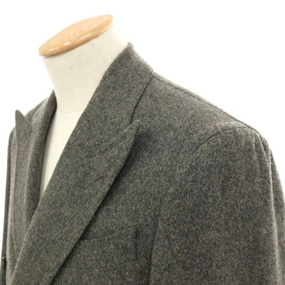 【中古】ルカ グラシア Luca Grassia ウール ダブル6B テーラードジャケット グレー【サイズ表記なし（S位）】【 状態ランクB 】【 メンズ 】