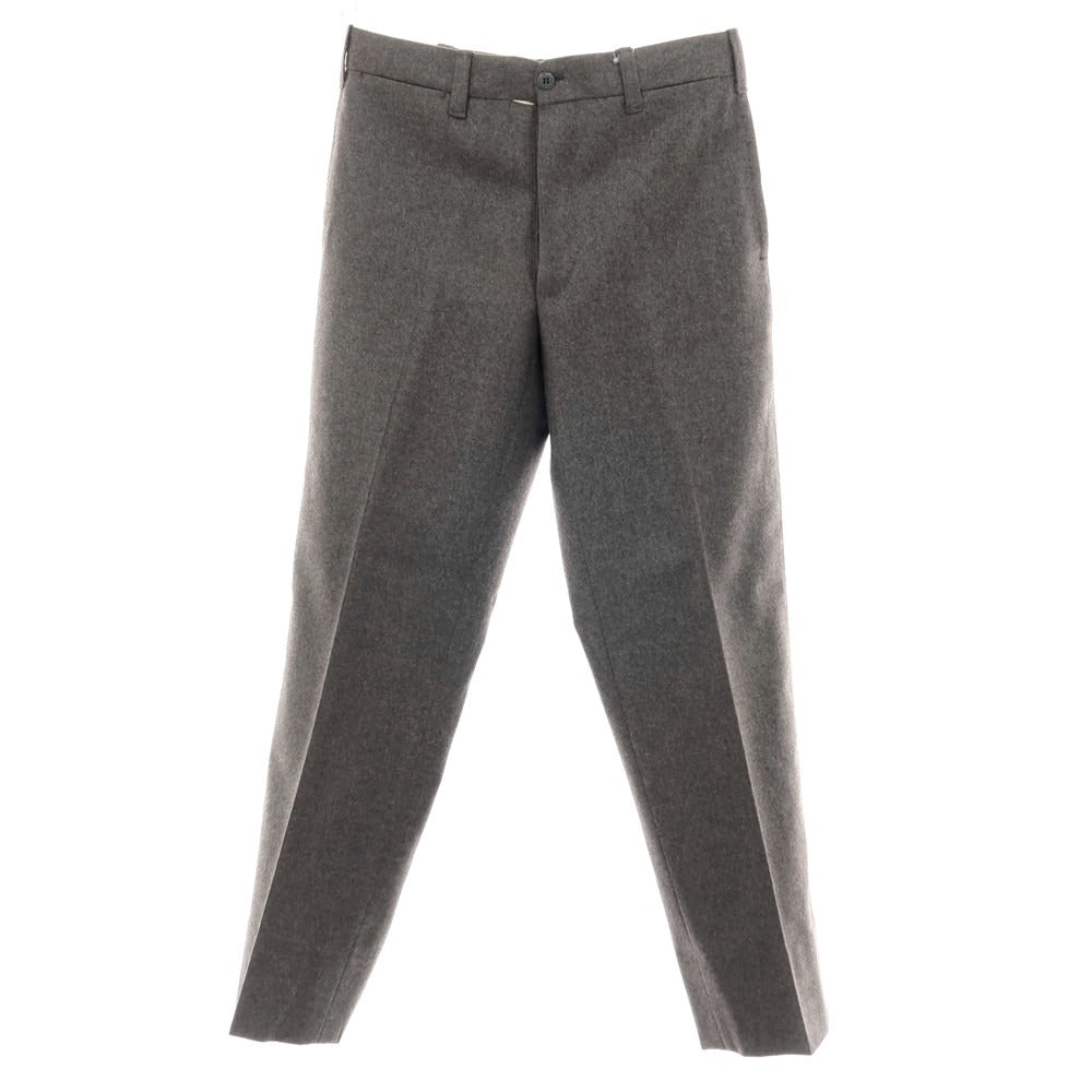 【中古】アンティコパンタローネ ANTICOPANTALONE ウール ドレススラックスパンツ ダークグレー【サイズ42】【 状態ランクC 】【 メンズ 】