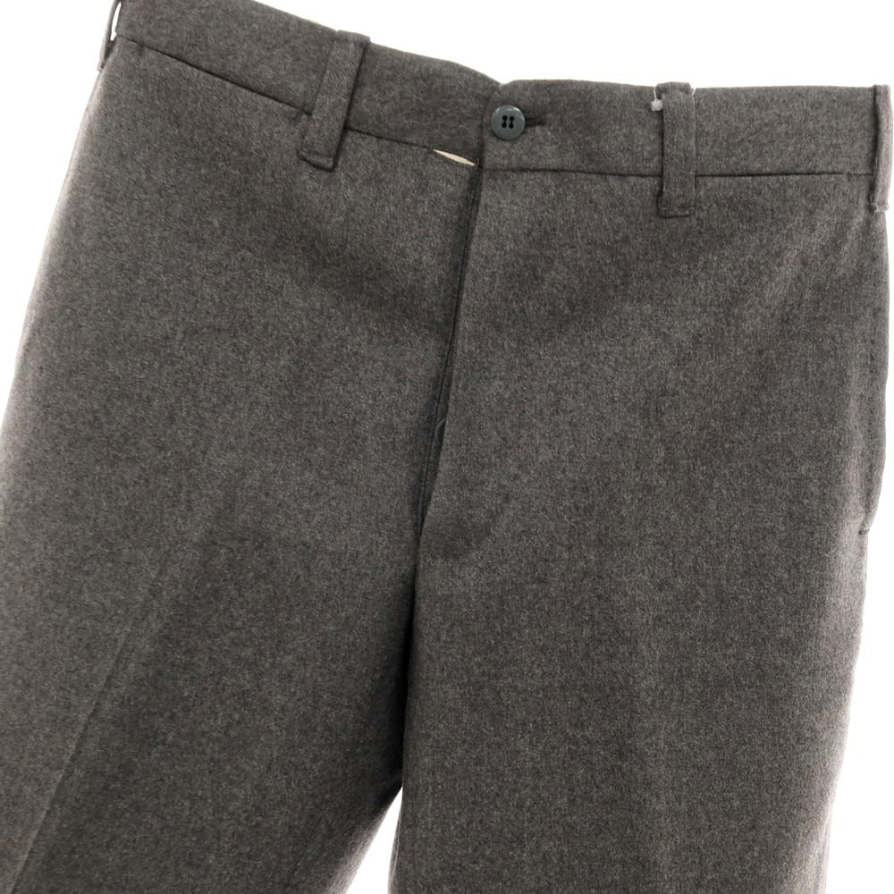 【中古】アンティコパンタローネ ANTICOPANTALONE ウール ドレススラックスパンツ ダークグレー【サイズ42】【 状態ランクC 】【 メンズ 】[APD]