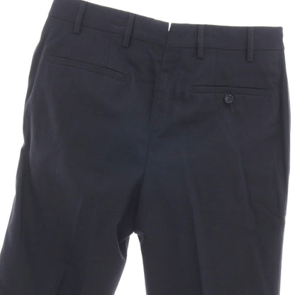 【中古】ボレリオ Borelio ツイルコットン カジュアルスラックスパンツ ネイビー【サイズ46】【 状態ランクB 】【 メンズ 】