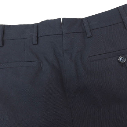 【中古】ボレリオ Borelio ツイルコットン カジュアルスラックスパンツ ネイビー【サイズ46】【 状態ランクB 】【 メンズ 】