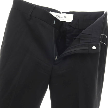 【中古】ボレリオ Borelio ツイルコットン系 カジュアルスラックスパンツ ブラック【サイズ44】【 状態ランクB 】【 メンズ 】