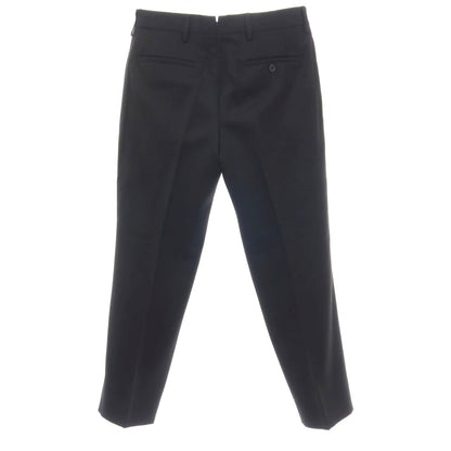 【中古】ボレリオ Borelio ツイルコットン系 カジュアルスラックスパンツ ブラック【サイズ44】【 状態ランクB 】【 メンズ 】