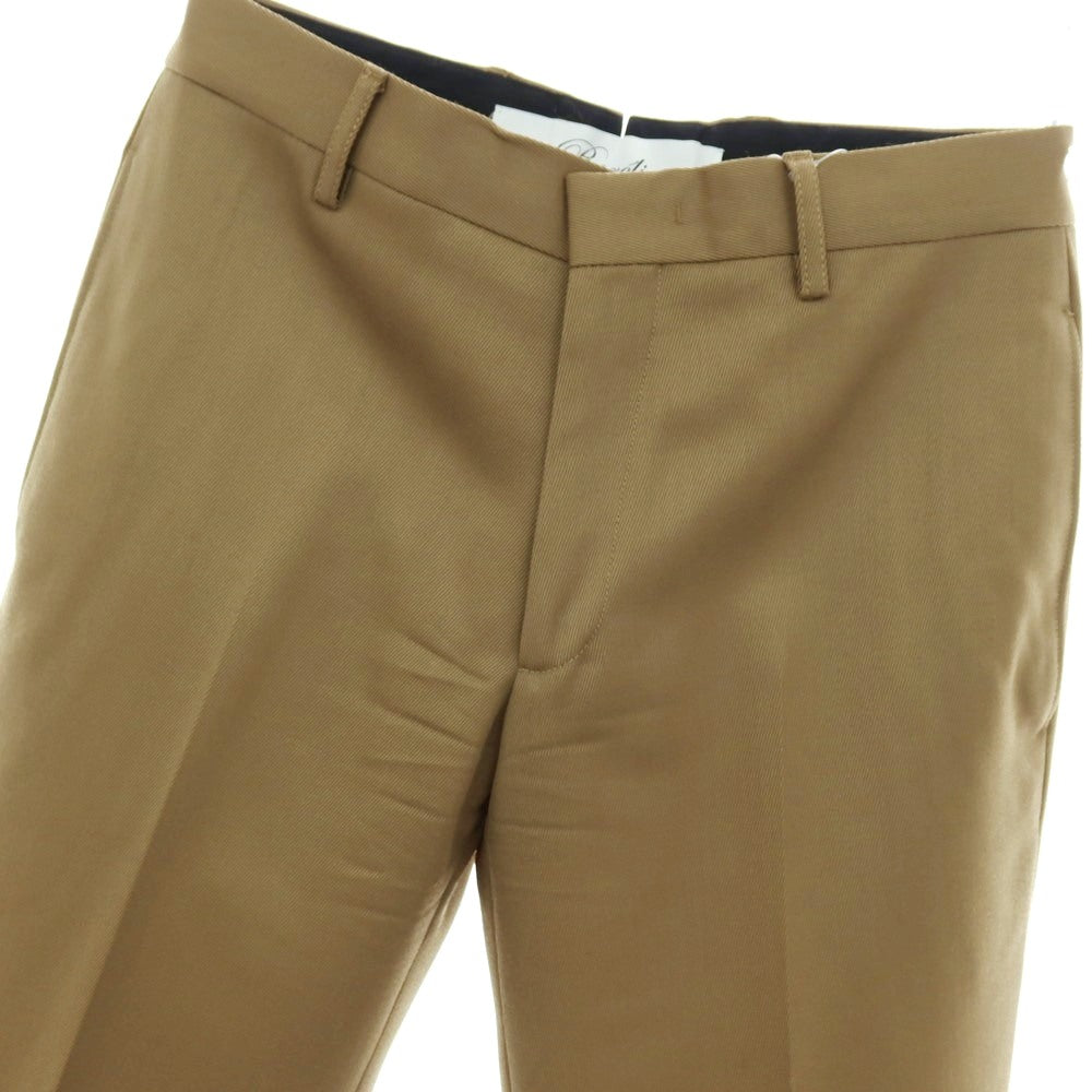 【中古】ボレリオ Borelio ツイルコットン系 カジュアルスラックスパンツ カーキ系【サイズ44】【 状態ランクB 】【 メンズ 】