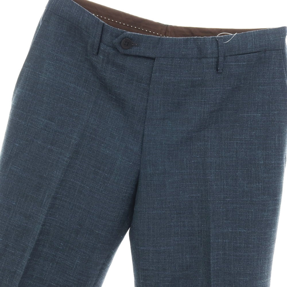 【中古】ロータ ROTA ウール系 ドレススラックスパンツ ブルーグリーン【サイズ48】【 状態ランクB 】【 メンズ 】