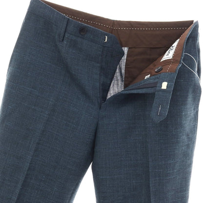 【中古】ロータ ROTA ウール系 ドレススラックスパンツ ブルーグリーン【サイズ48】【 状態ランクB 】【 メンズ 】