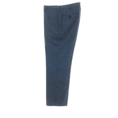 【中古】ロータ ROTA ウール系 ドレススラックスパンツ ブルーグリーン【サイズ48】【 状態ランクB 】【 メンズ 】