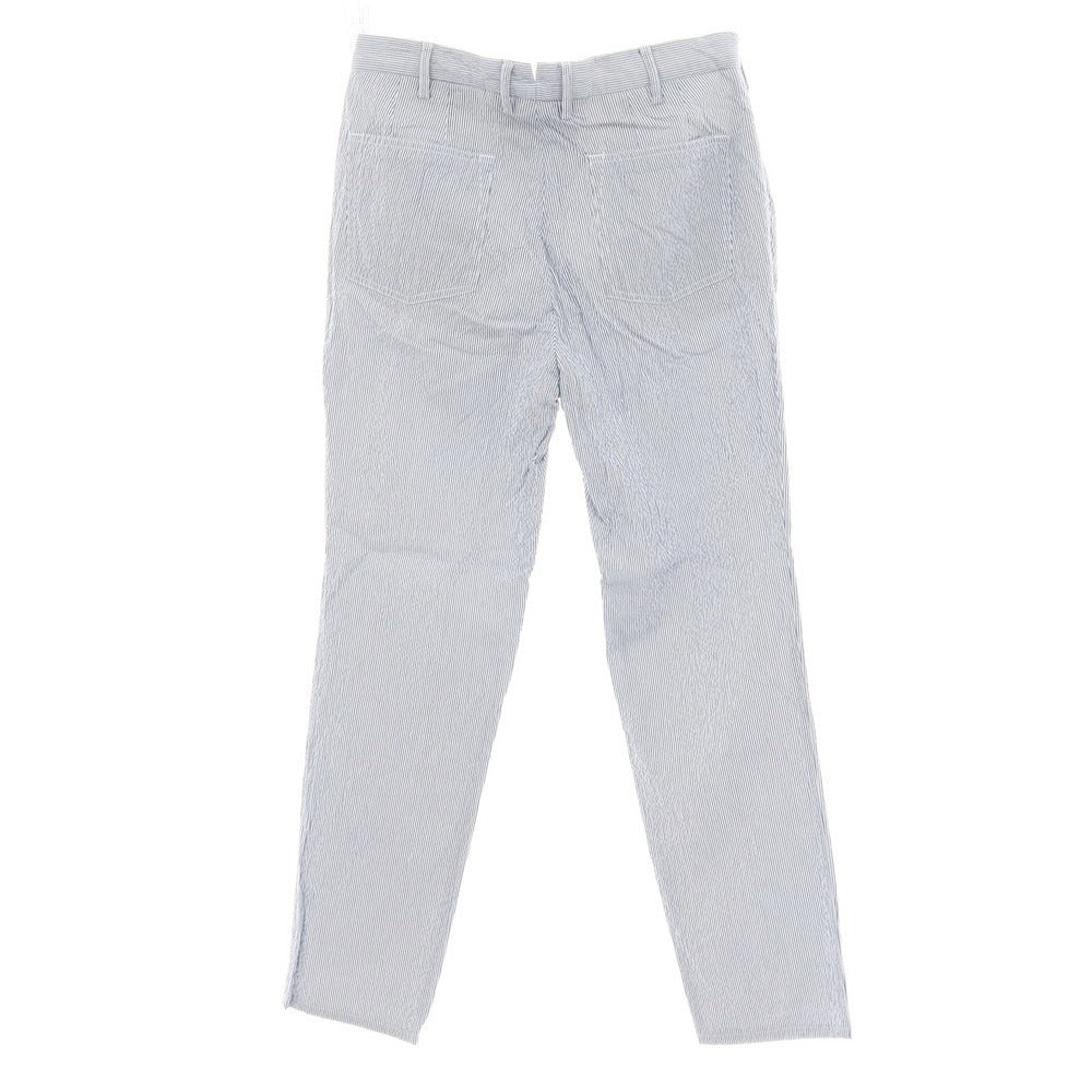 【中古】ロータスポーツ ROTA SPORTS コットンポリウレタン シアサッカー ストライプ カジュアルスラックスパンツ ブルーxホワイト【サイズ3】【 状態ランクC 】【 メンズ 】