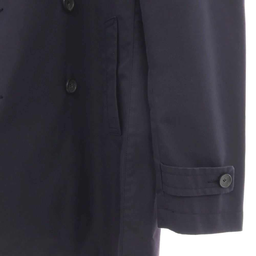 【中古】タリアトーレ TAGLIATORE Brilla per il gusto別注 CHARLIE コットンナイロン ダブルブレストコート ネイビー【サイズ48】【 状態ランクC 】【 メンズ 】