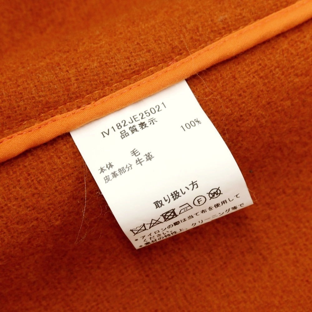 【中古】インバーティア INVERTERE ウール ダッフルコート オレンジ【サイズ40】【 状態ランクB 】【 メンズ 】