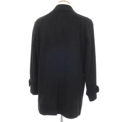 【中古】ダーバン D’URBAN basic gear カシミヤ ステンカラーコート ブラック【サイズM】【 状態ランクD 】【 メンズ 】