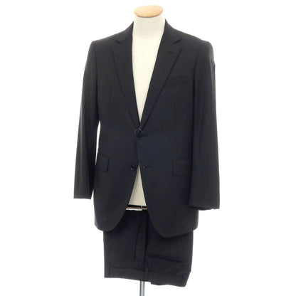 【中古】バーバリーロンドン BURBERRY LONDON ウール ストライプ 2つボタンスーツ ブラック【サイズ36】【 状態ランクC 】【 メンズ 】