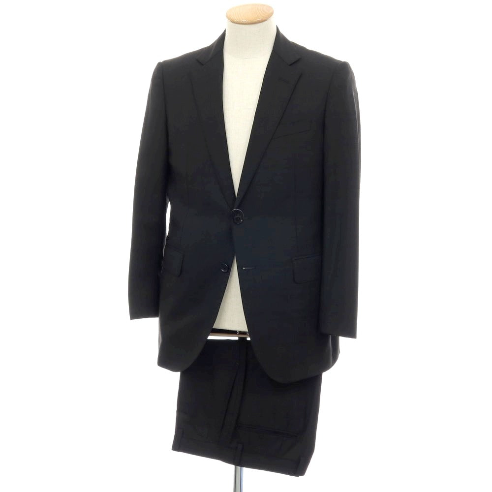 【中古】バーバリーロンドン BURBERRY LONDON ウール チェック 2つボタンスーツ ブラック【サイズ36】【 状態ランクC 】【 メンズ 】