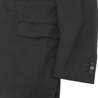 【中古】バーバリーロンドン BURBERRY LONDON ウール チェック 2つボタンスーツ ブラック【サイズ36】【 状態ランクC 】【 メンズ 】