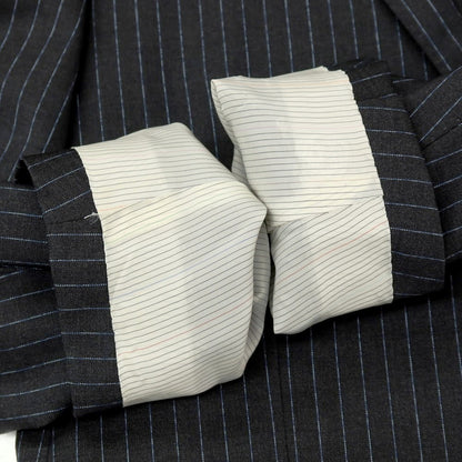 【中古】ポールスミス Paul Smith ウール ピンストライプ 2つボタンスーツ グレーxブルー【 S 】【 状態ランクC 】【 メンズ 】 []