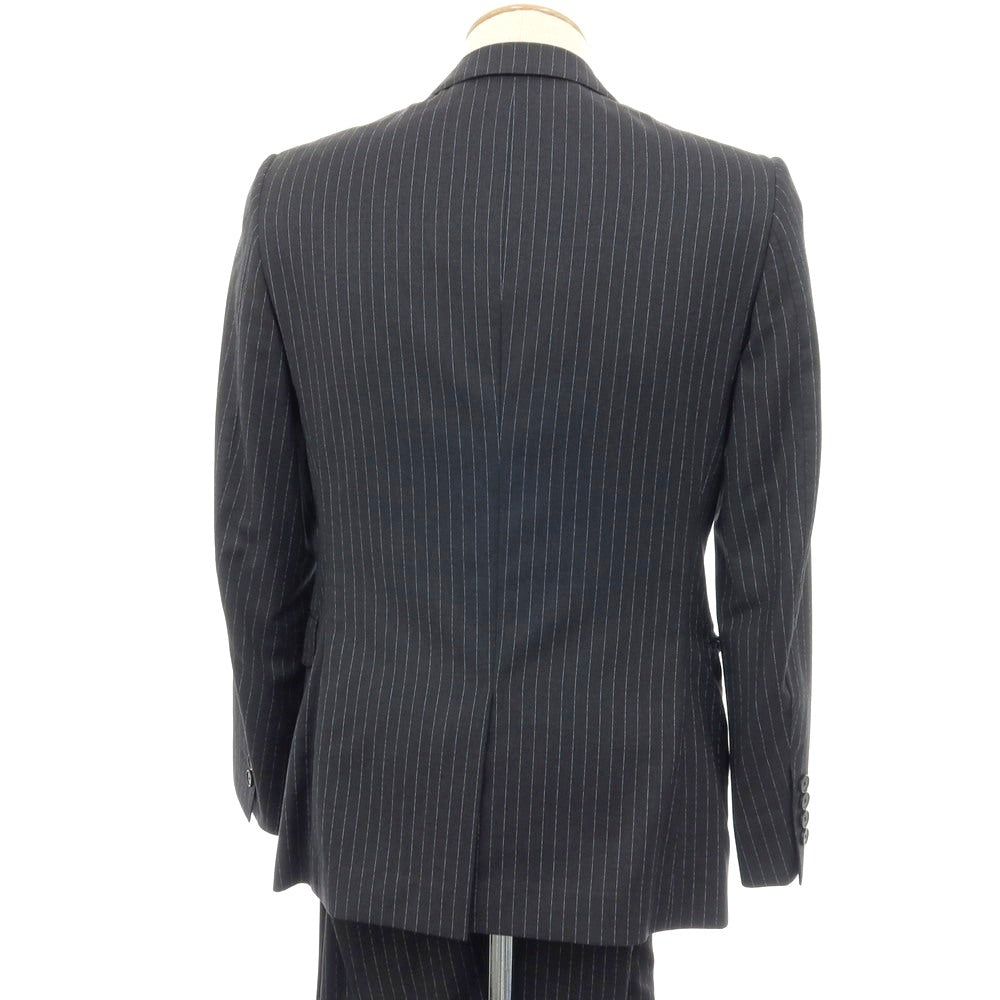 【中古】ポールスミス Paul Smith ウール ピンストライプ 2つボタンスーツ グレーxブルー【 S 】【 状態ランクC 】【 メンズ 】 []