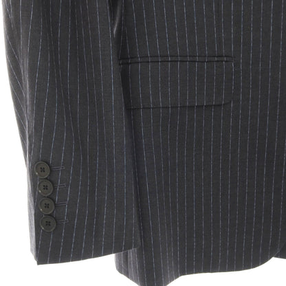 【中古】ポールスミス Paul Smith ウール ピンストライプ 2つボタンスーツ グレーxブルー【 S 】【 状態ランクC 】【 メンズ 】 []