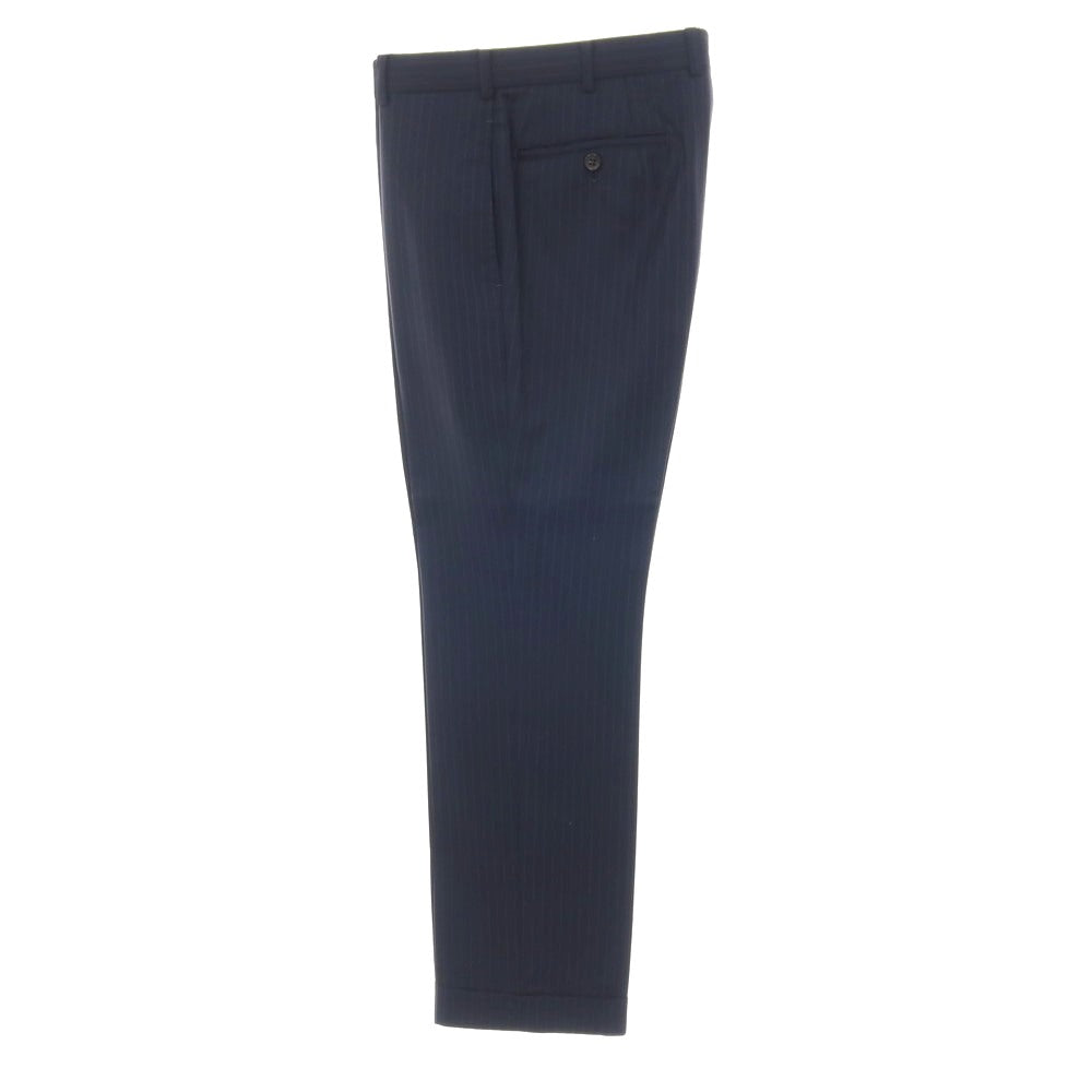中古】イセタンメンズ ISETAN MENS ウール ピンストライプ 2つボタン