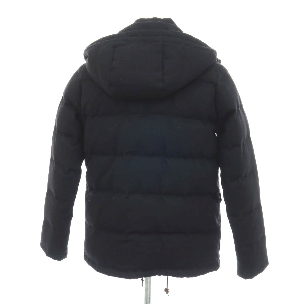 【中古】ストームシール STORMSEAL by Traditional Weatherwear ウールナイロン スタンドカラー ダウンジャケット ブラック【サイズ36】【 状態ランクC 】【 メンズ 】[APD]
