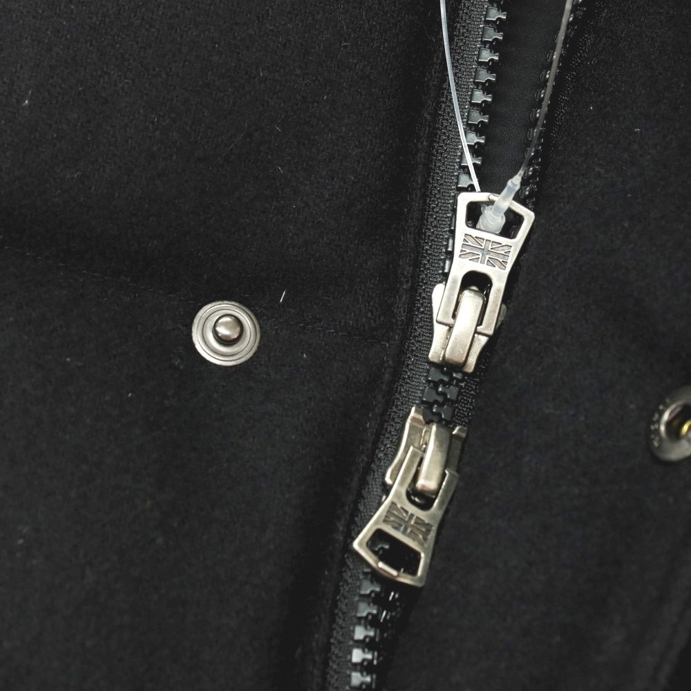 【中古】ストームシール STORMSEAL by Traditional Weatherwear ウールナイロン スタンドカラー ダウンジャケット ブラック【サイズ36】【 状態ランクC 】【 メンズ 】[APD]