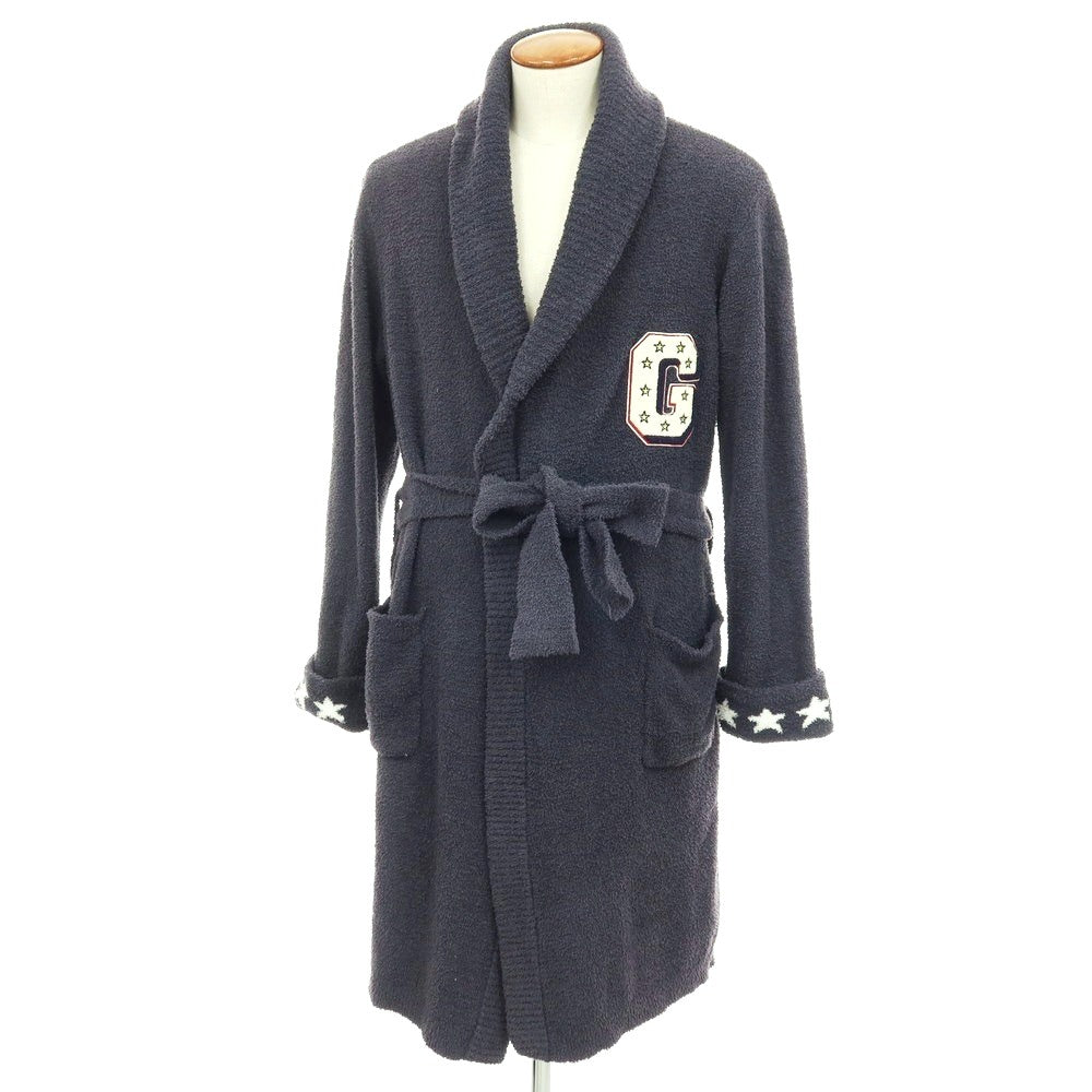 【中古】ジェラートピケ オム GELATO PIQUE HOMME ポリエステル パウダー ニット ルームウェア ガウン グレー【サイズM】【 状態ランクC 】【 メンズ 】