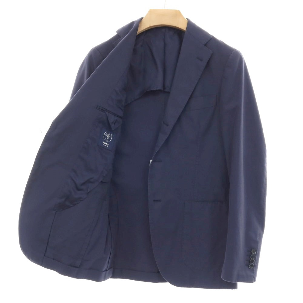 【中古】ビームスエフ BEAMS F コットン 3つボタンスーツ セットアップ ネイビー【 46 】【 状態ランクC 】【 メンズ 】 []