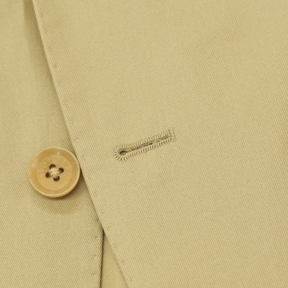 【中古】ビームスエフ BEAMS F コットン 3つボタンスーツ セットアップ ベージュ【サイズ46】【 状態ランクC 】【 メンズ 】