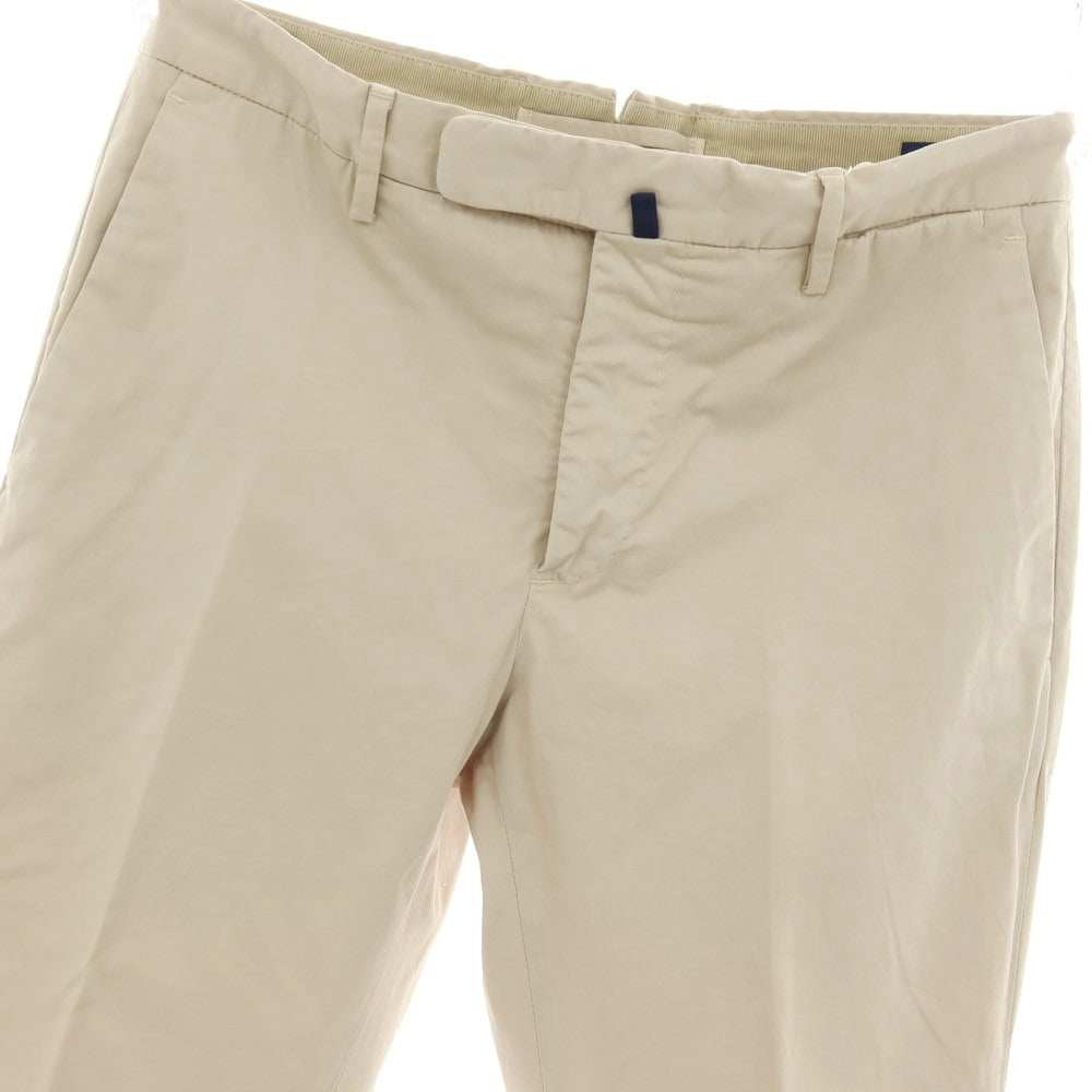 【中古】インコテックス INCOTEX ストレッチ コットン カジュアルスラックスパンツ ベージュ【サイズ44】【 状態ランクB 】【 メンズ 】