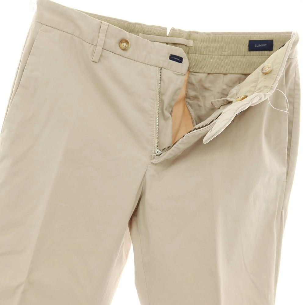 【中古】インコテックス INCOTEX ストレッチ コットン カジュアルスラックスパンツ ベージュ【サイズ44】【 状態ランクB 】【 メンズ 】