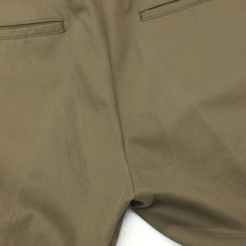 【中古】ビームスエフ BEAMS F コットン 3つボタンスーツ セットアップ カーキ【サイズ46】【 状態ランクC 】【 メンズ 】