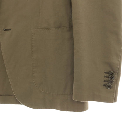 【中古】ビームスエフ BEAMS F コットン 3つボタンスーツ セットアップ カーキ【サイズ46】【 状態ランクC 】【 メンズ 】